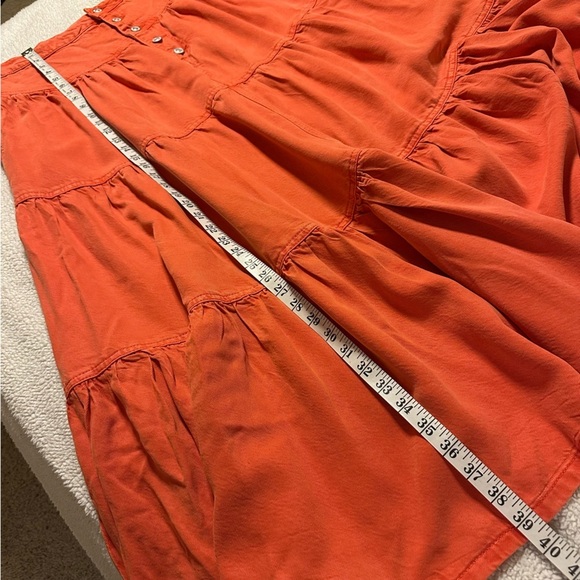 Free People Dreamweaver Tiered Maxi Skirt We The Free Western High Rise Festival - Picture 9 of 15